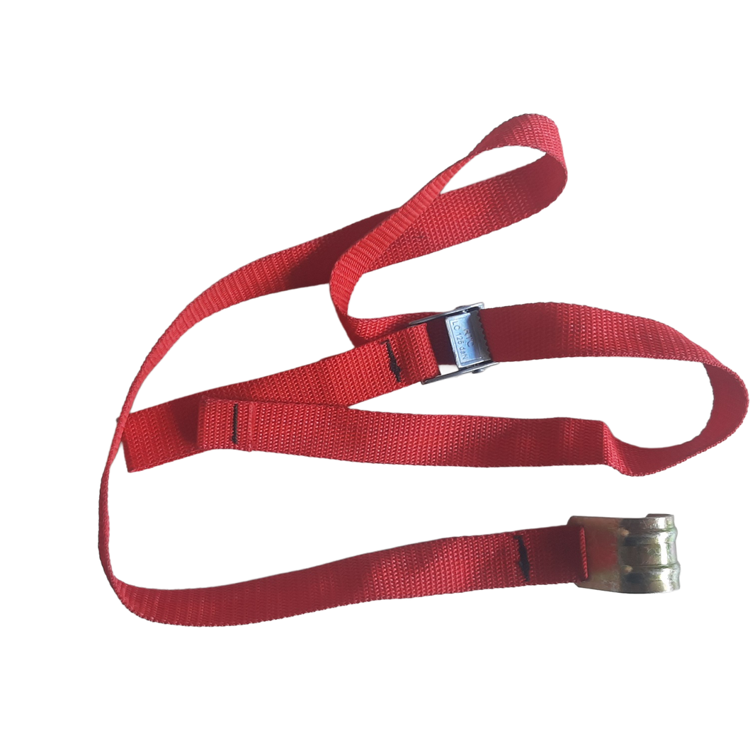 niet elastische rode klemgesp 1200 mm