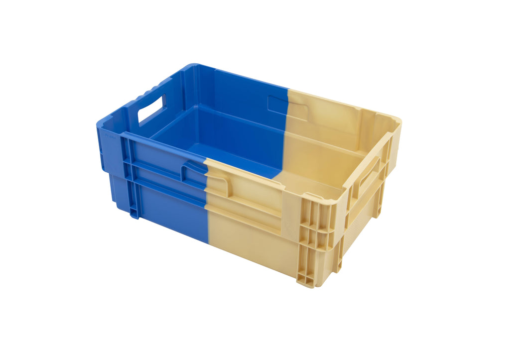 Nestbare stapelbak 50% (600x400x240) gesloten