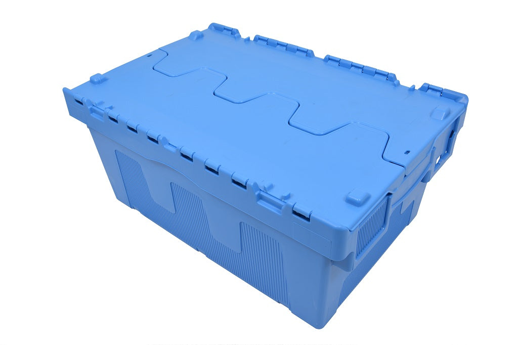 blauwe distributiebak gesloten 600*400*265