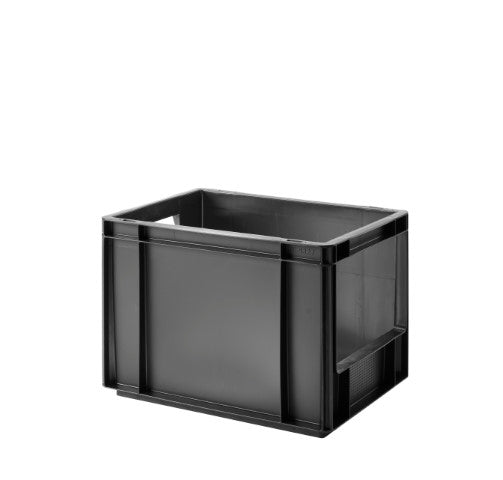 zwarte grijpbak voor picking 400x300x275