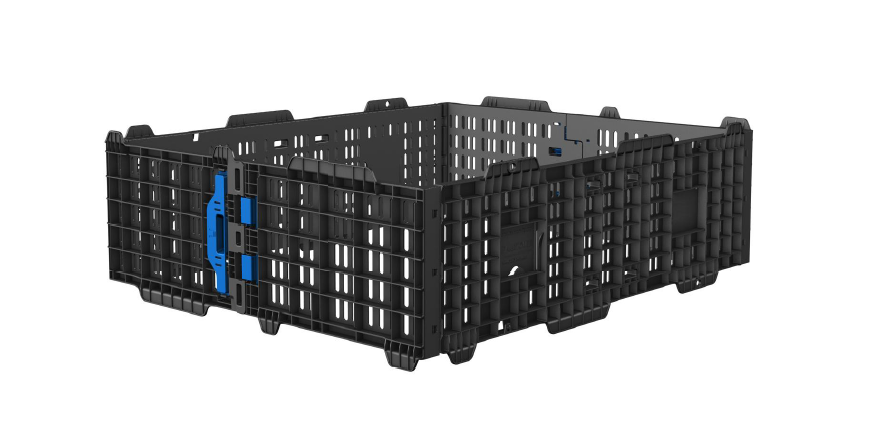 zwarte opzetrand in kunststof voor pallet
