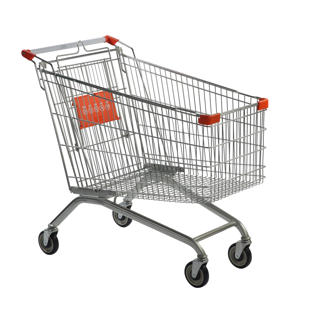 metalen winkelwagen 210 liter