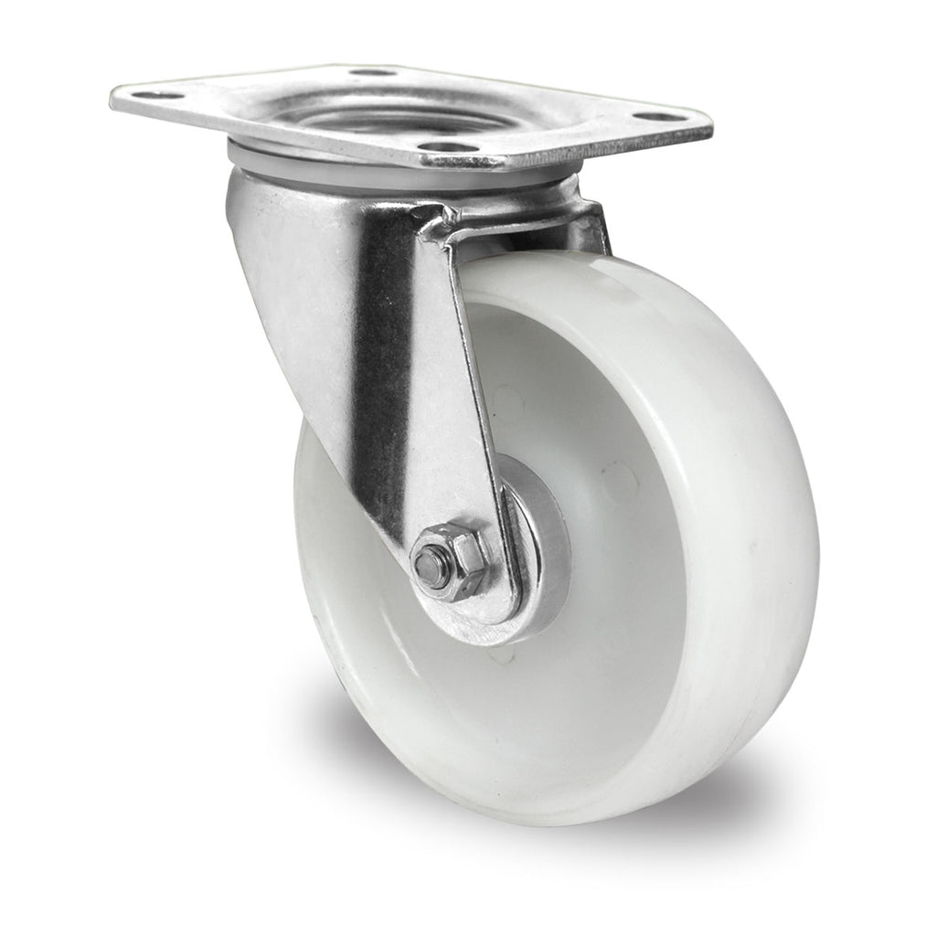 PA zwenkwiel 108mm rolcontainer