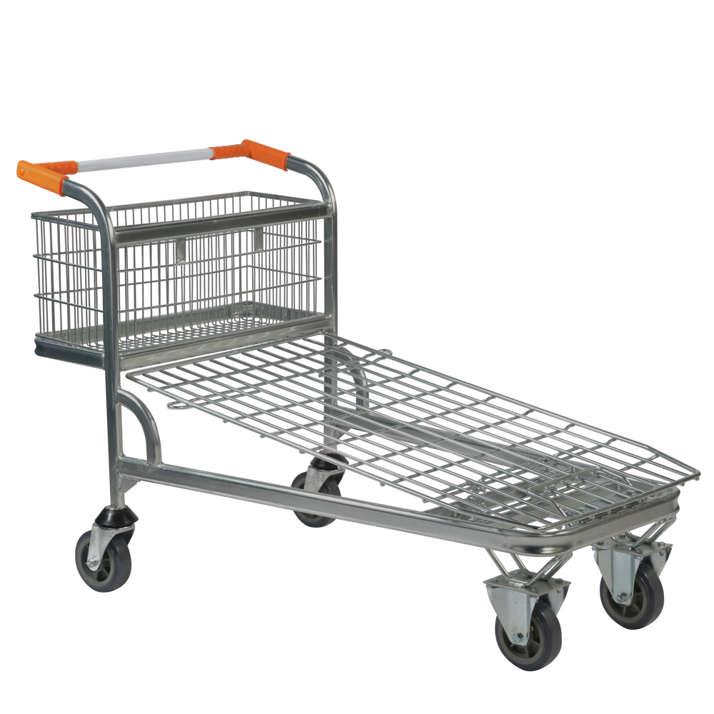 Cash & Carry wagen (730x1495x920) nestbaar met vaste mand