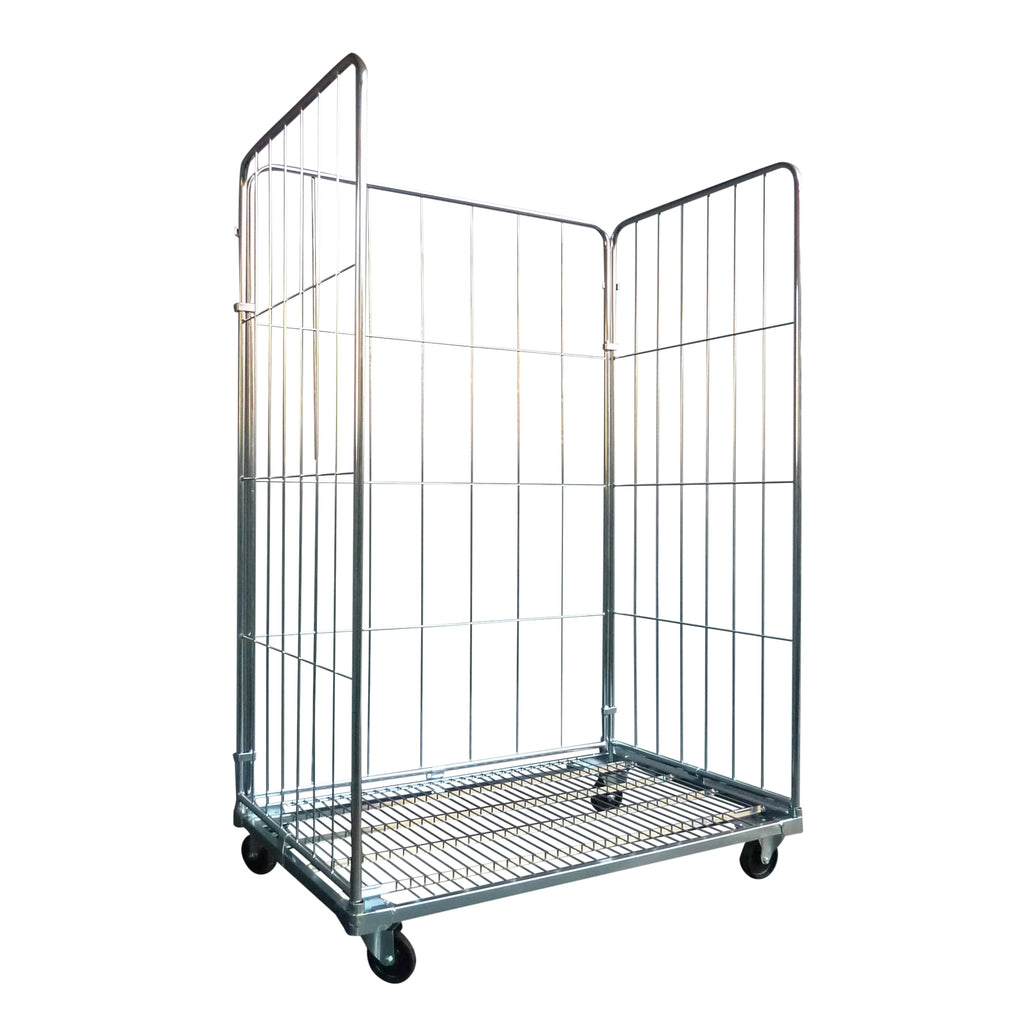 3-heks rolcontainer met stalen bodem (1200x800x1800)