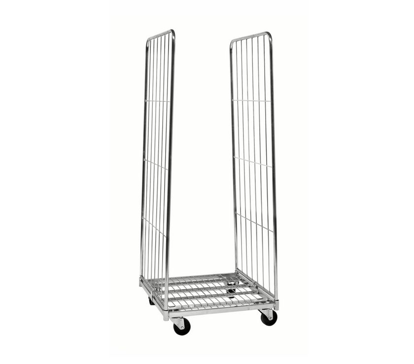 2-heks rolcontainer met stalen bodem (720x800x1800)