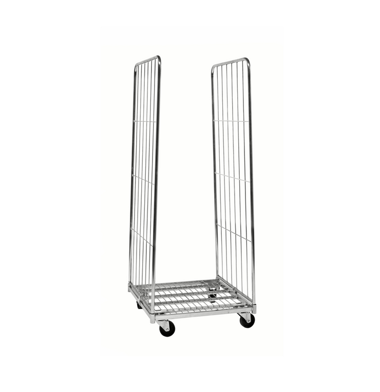 2-heks rolcontainer met stalen bodem (720x800x1800)