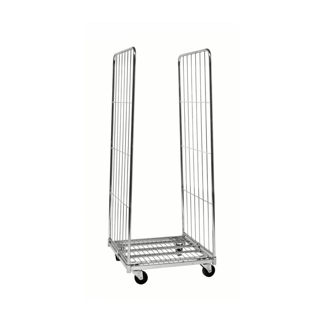2-heks rolcontainer met stalen bodem (720x800x1800)