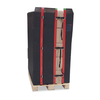 pallet guard egetra voor bescherming pallet bij transport in plaats van folie gemakkelijk in gebruik
