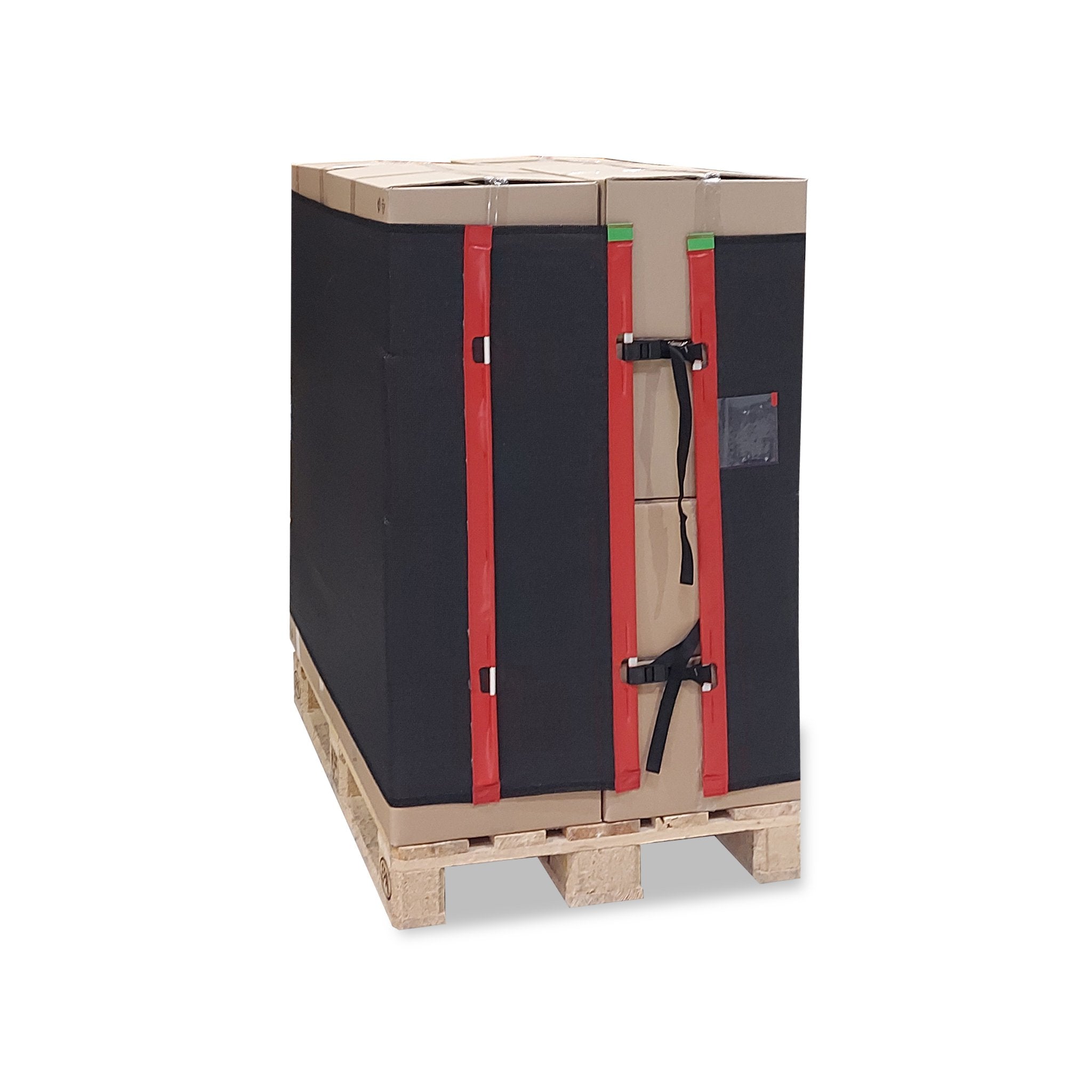 pallet vastbinden transport alternatief voor folie