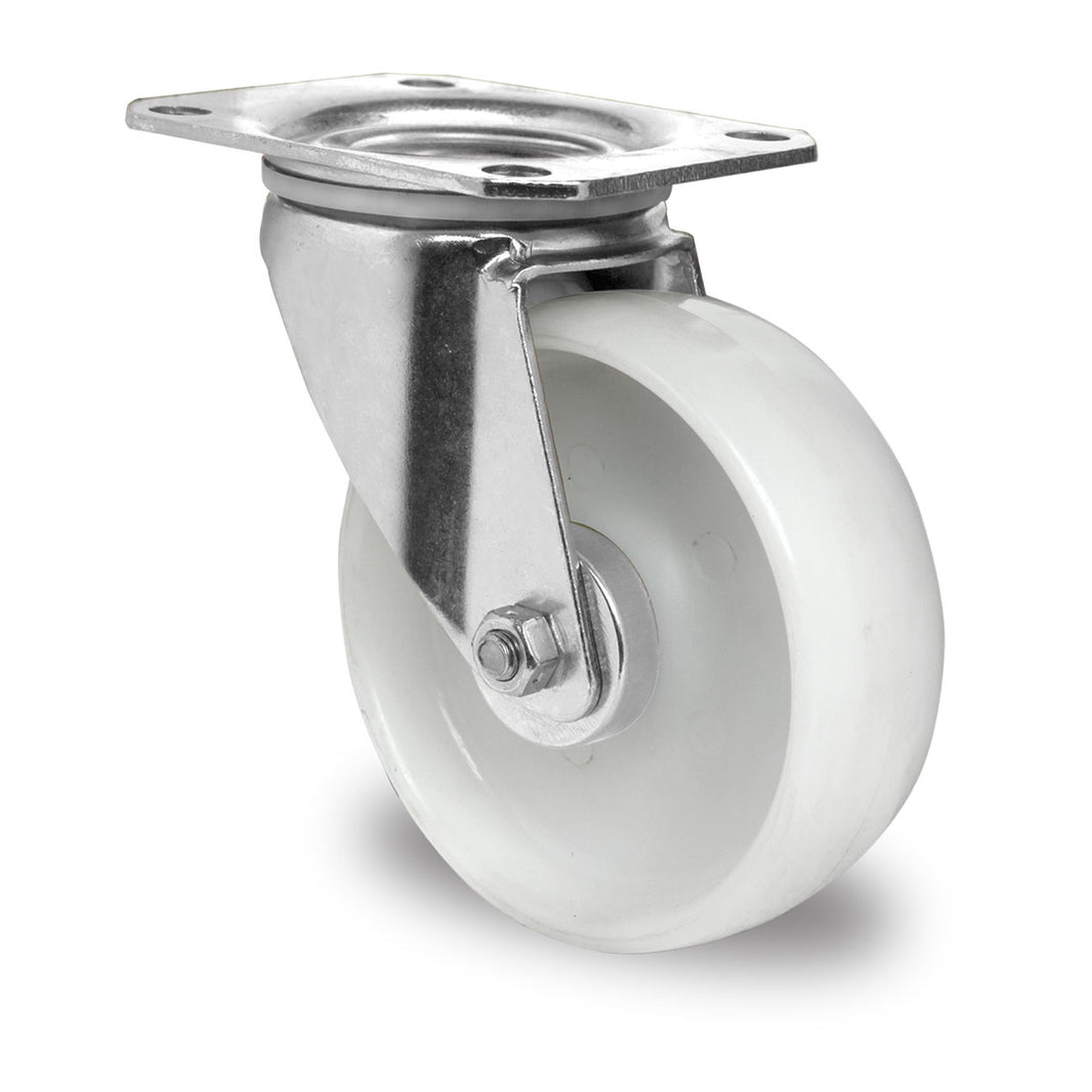 125mm zwenkwiel PP rolcontainer egetra