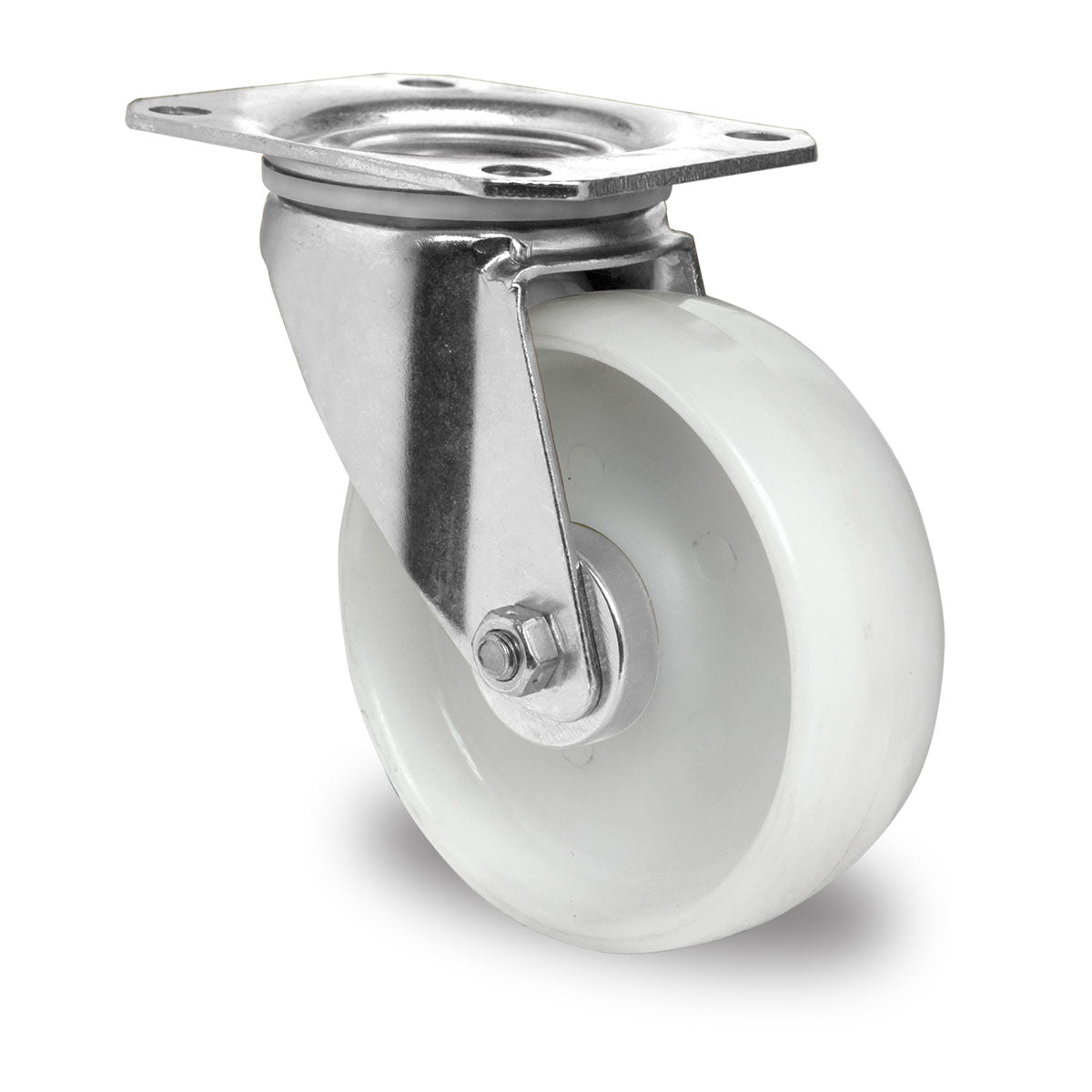 zwenkwiel in PP van 100mm egetra rolcontainer